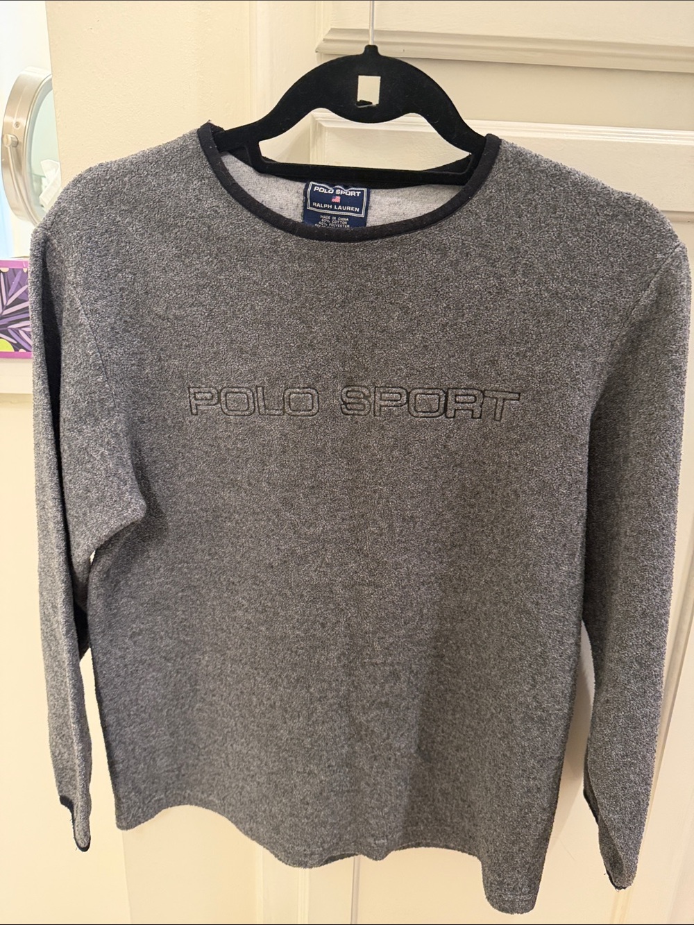 Polo by Ralph Lauren Gray Polo Sport Crewneck Sweatshirt